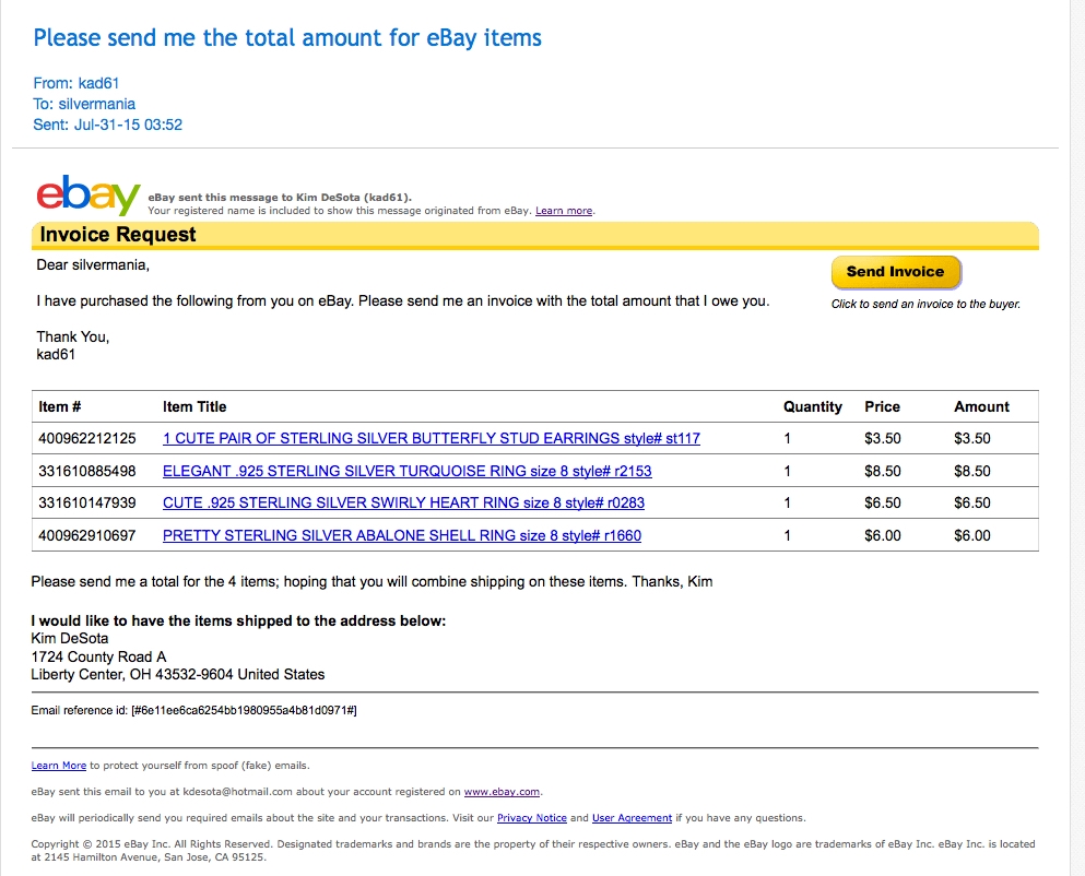 Ebay Invoices For Sellers Invoice Template Ideas 