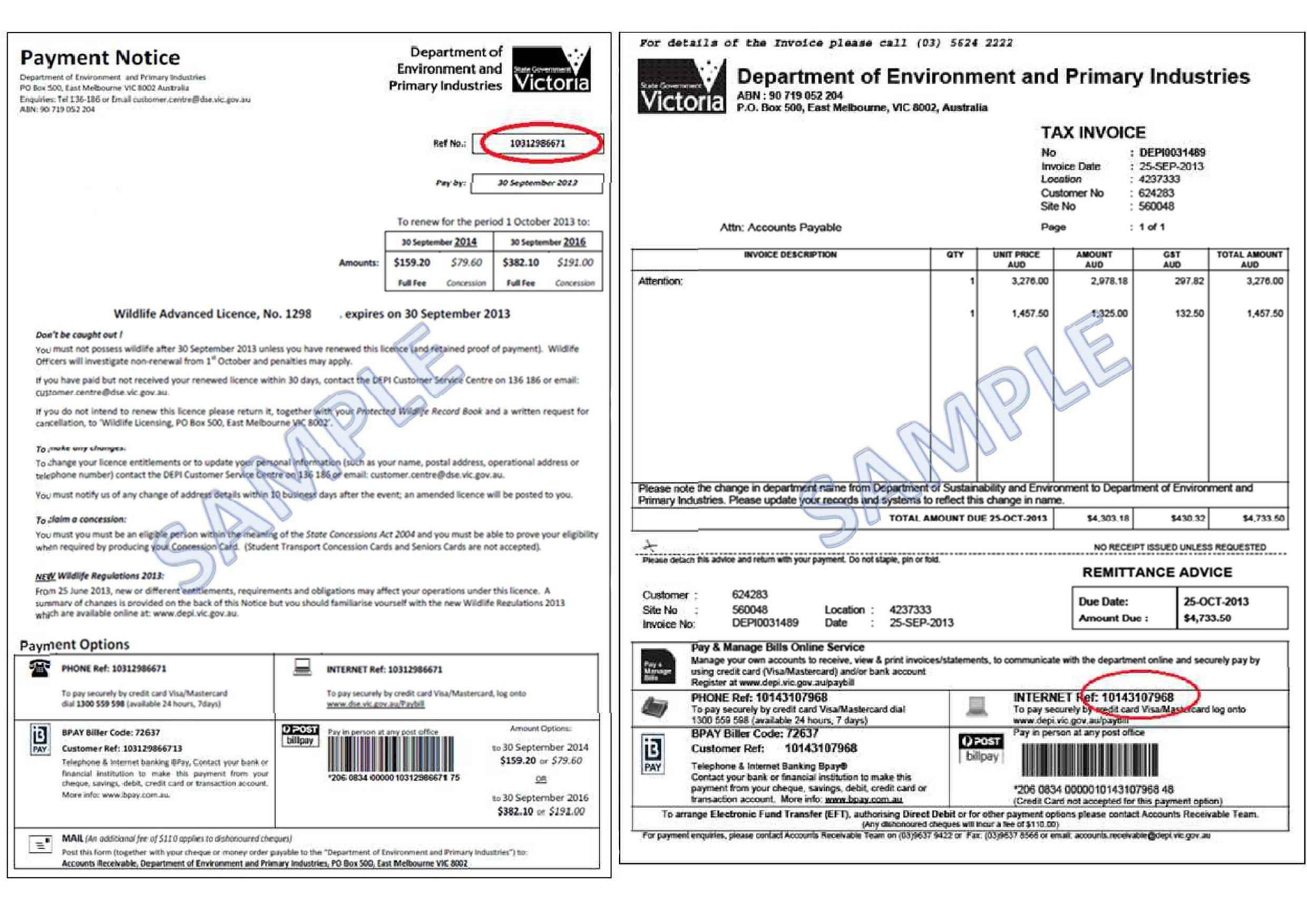 advance payment invoice sample depi pay bills online 2480 X 1754