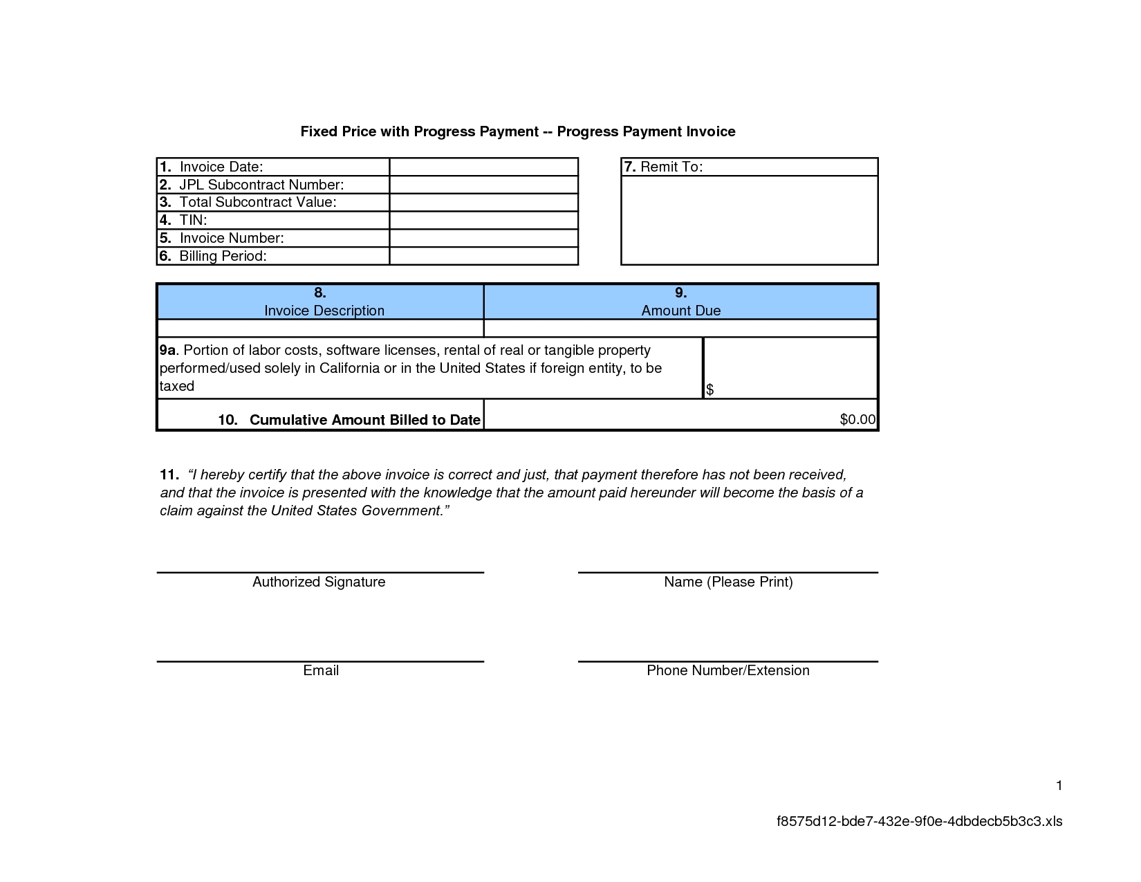 sample invoice with payment terms