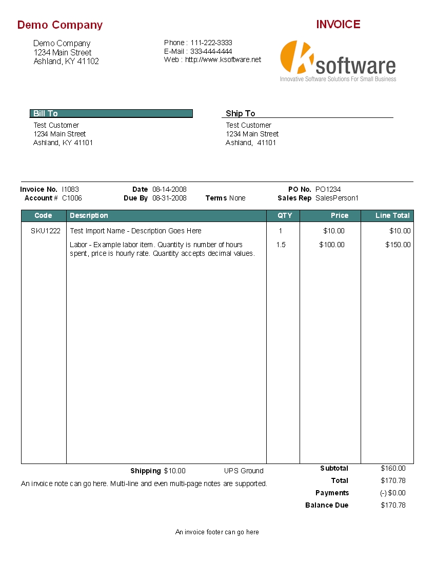 billing software amp invoicing software for your business example sample of invoice for services
