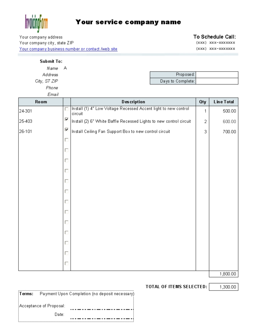 excel proposal template 8 results found uniform invoice software proposal invoice template