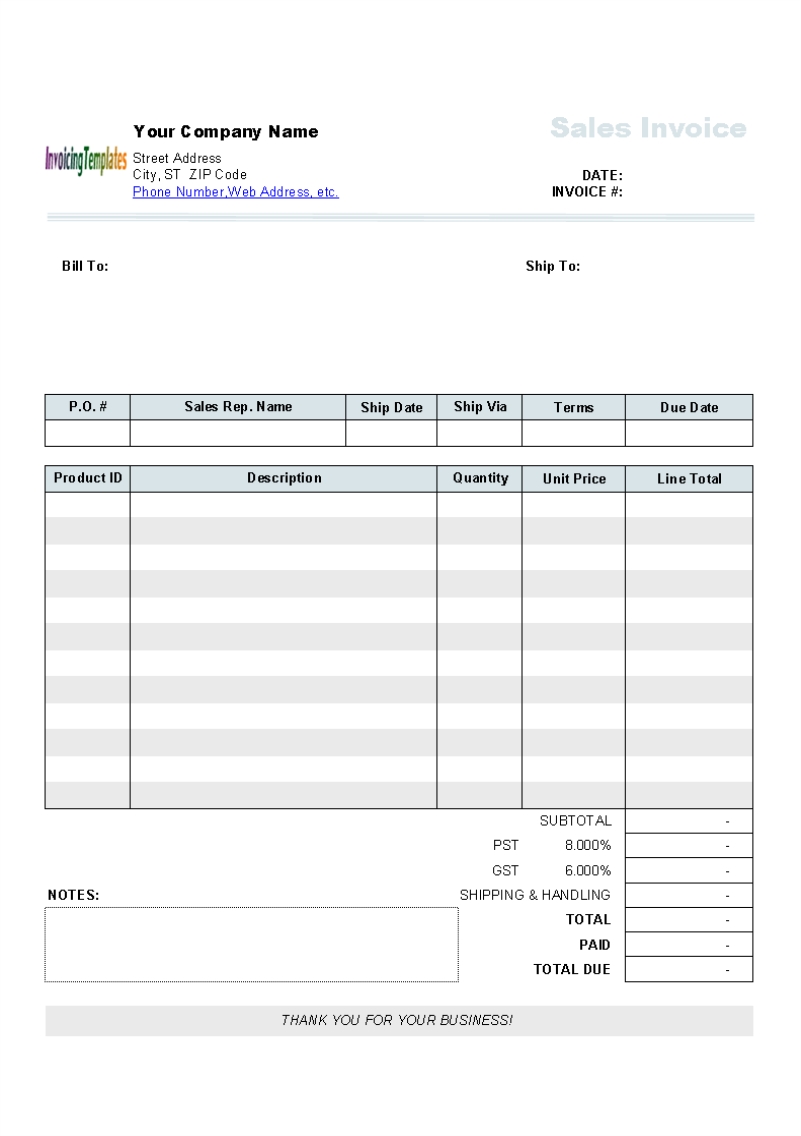 sales tax invoice format in excel 10 results found uniform sales invoice format in excel