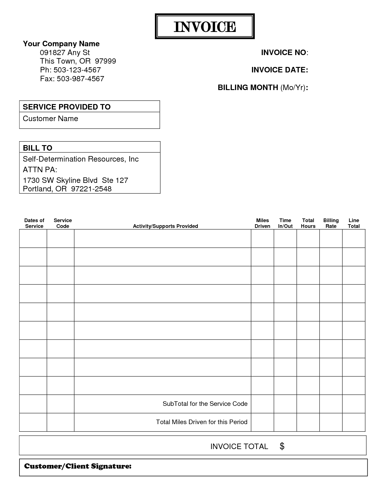 sample billing invoice template invoice template sample invoice bill invoice template