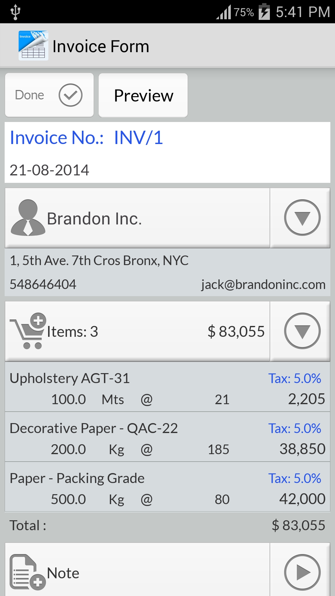 simple invoice manager apk download free business app for invoice app for android