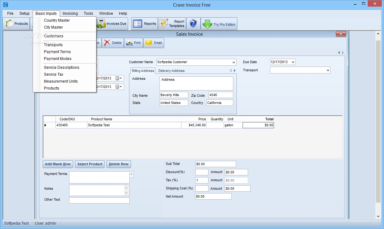free invoices software downloads