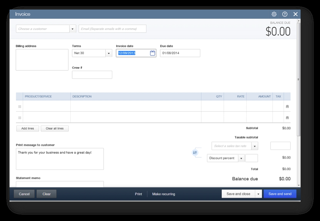 the improved way of invoicing your customers through quickbooks quickbooks create invoice