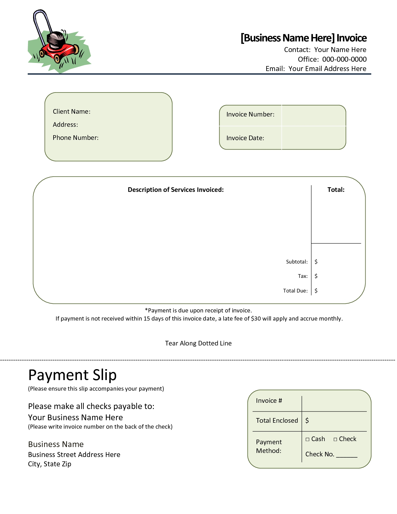 11 landscaping invoice top invoice templates top invoice templates landscape invoice template