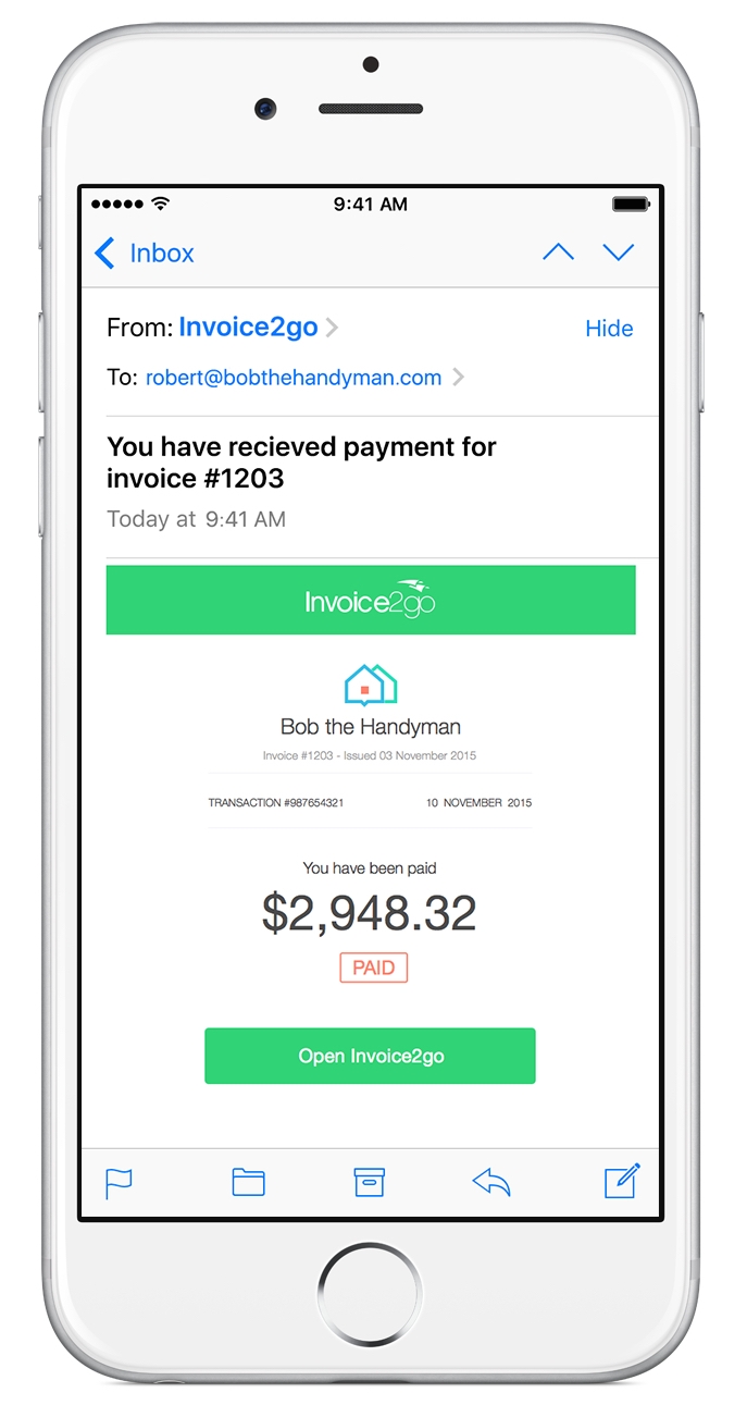 accept debit and credit card payments with invoice2go   invoice2go  invoice 2 go