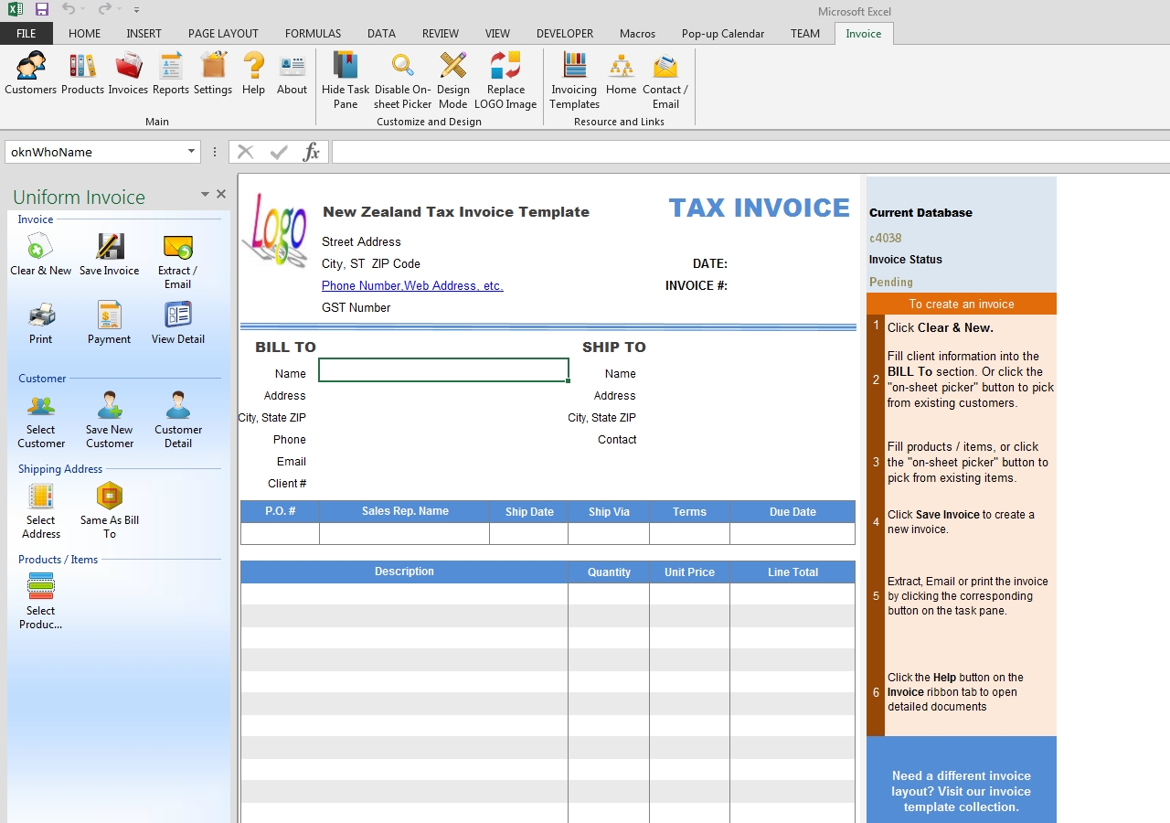 free new zealand tax invoice template tax invoice nz