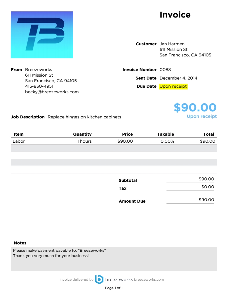 iphone] feature spotlight: add your logo to receipts and invoices  receipts and invoices