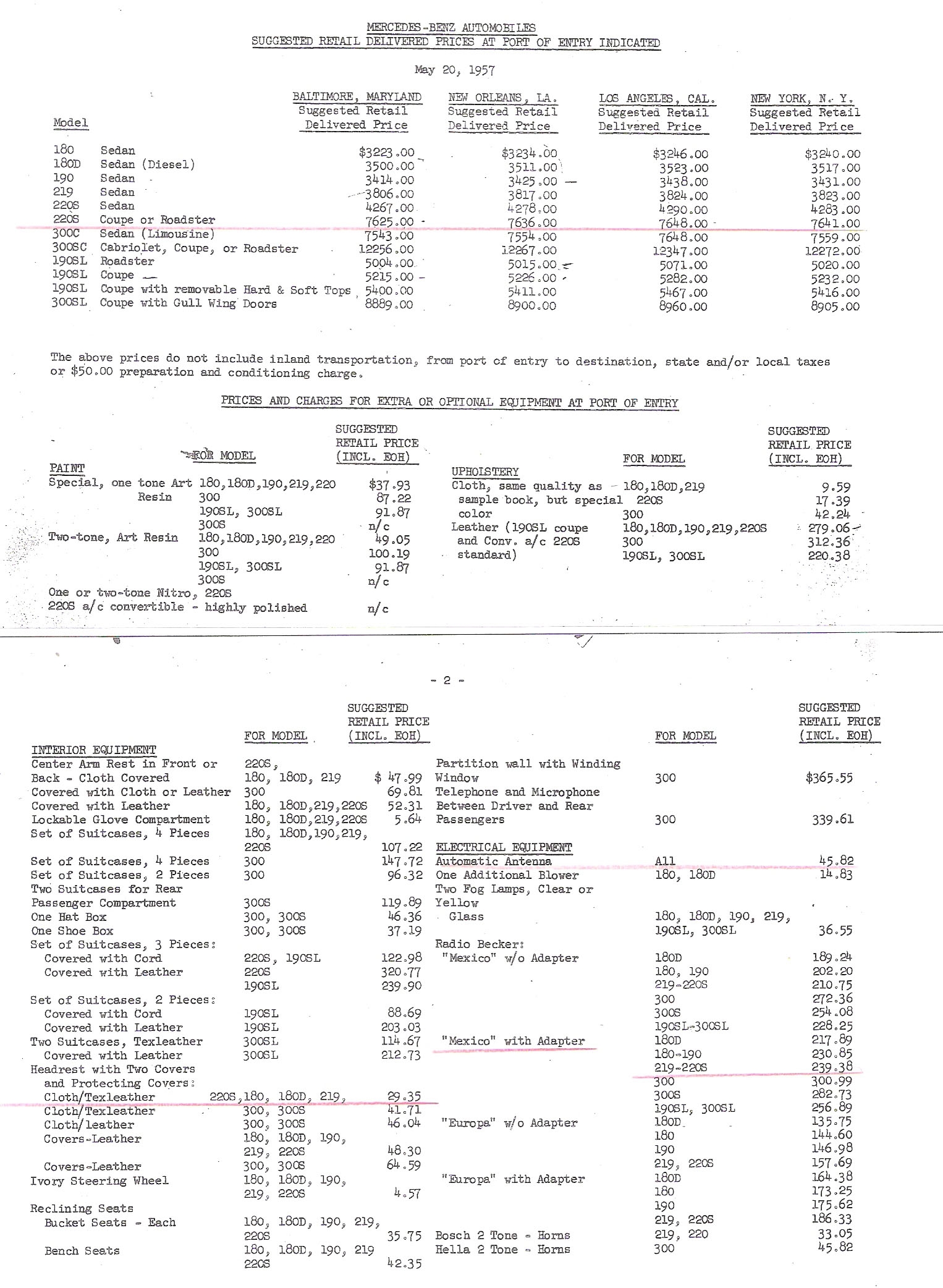 mercedes invoice price original mercedes benz ponton prices wwwmbzponton 1526 X 2084