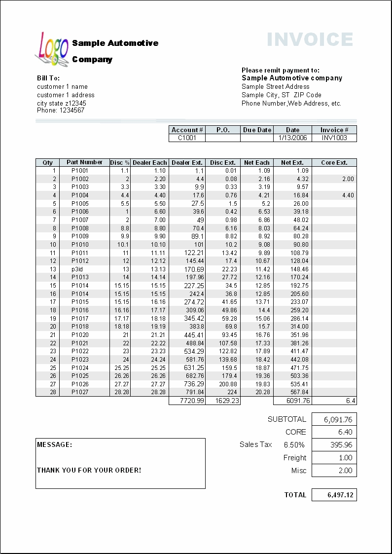 microsoft excel invoice template tutorial on using custom fields excel invoice manager 795 X 1123