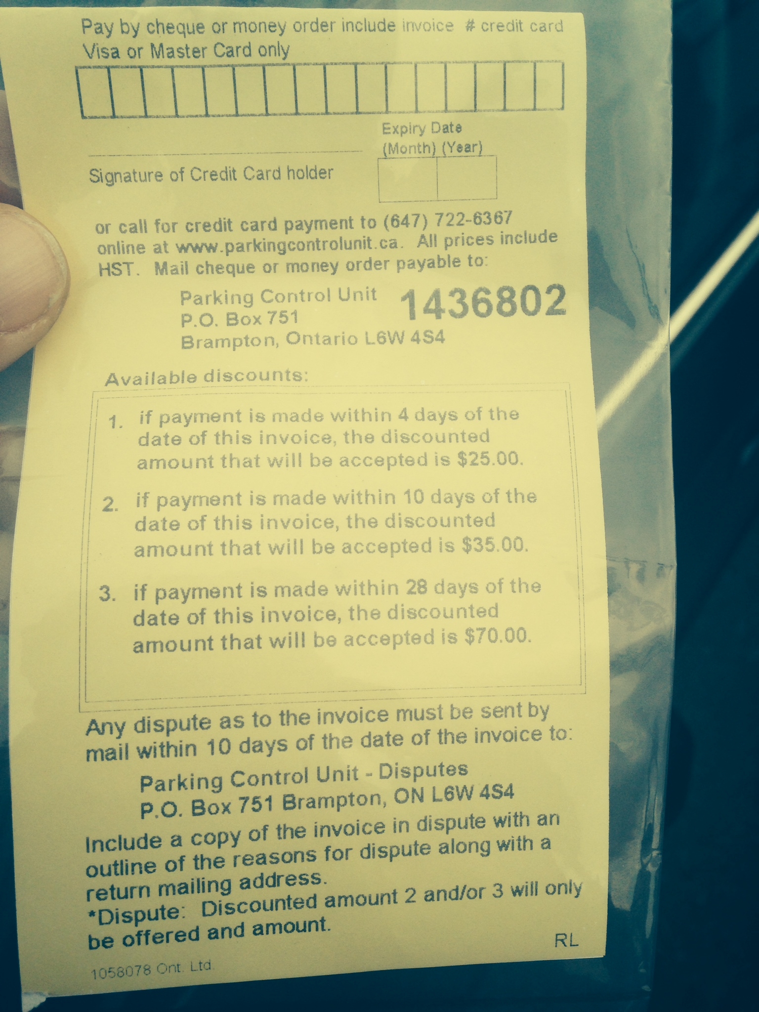 parking tickets issued at etobicoke plaza aren39t the real thing parking invoice toronto