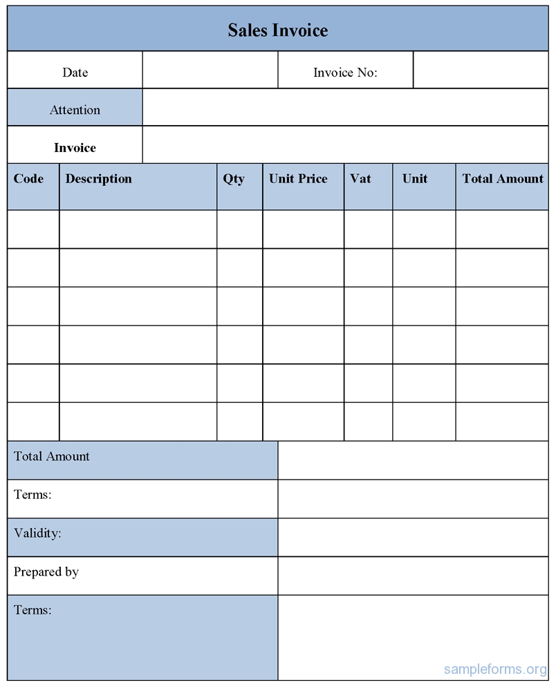 sales invoice form sample sales invoice sales invoice sample forms 804 X 994