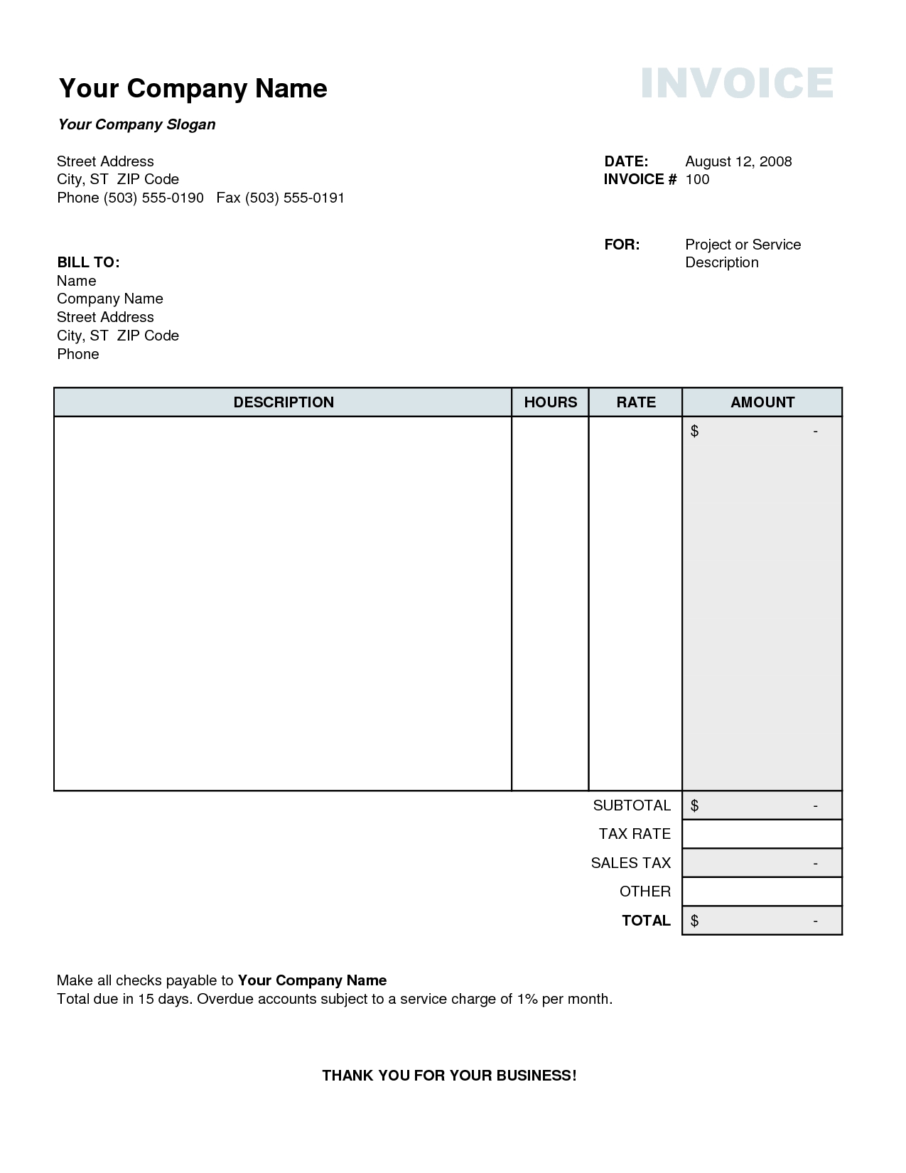 tax invoice form invoice for advertising services | dromfja.top 1275 X 1650