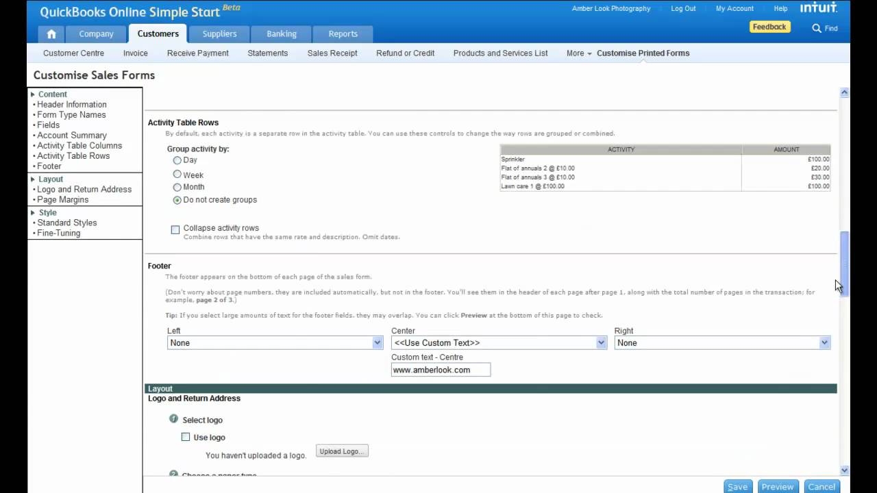 tip: create professional invoices with intuit quickbooks online  quickbooks online invoices