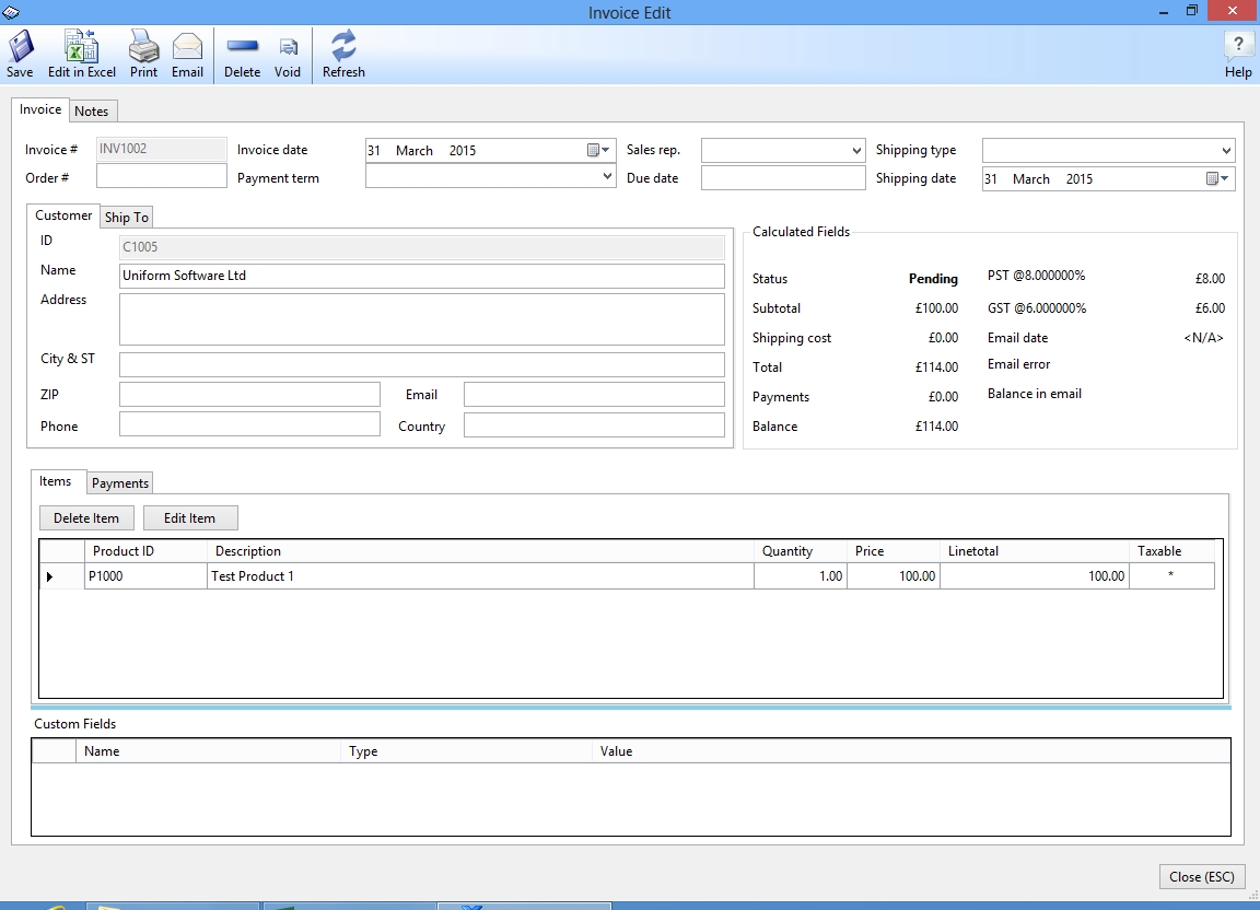 uniform invoice software excel invoice manager excel invoice software
