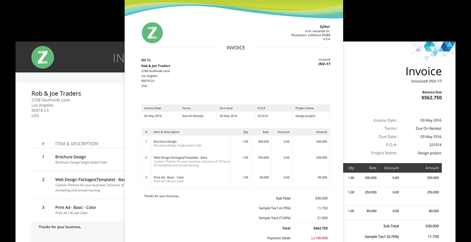 invoice template online invoicing software custom made invoices