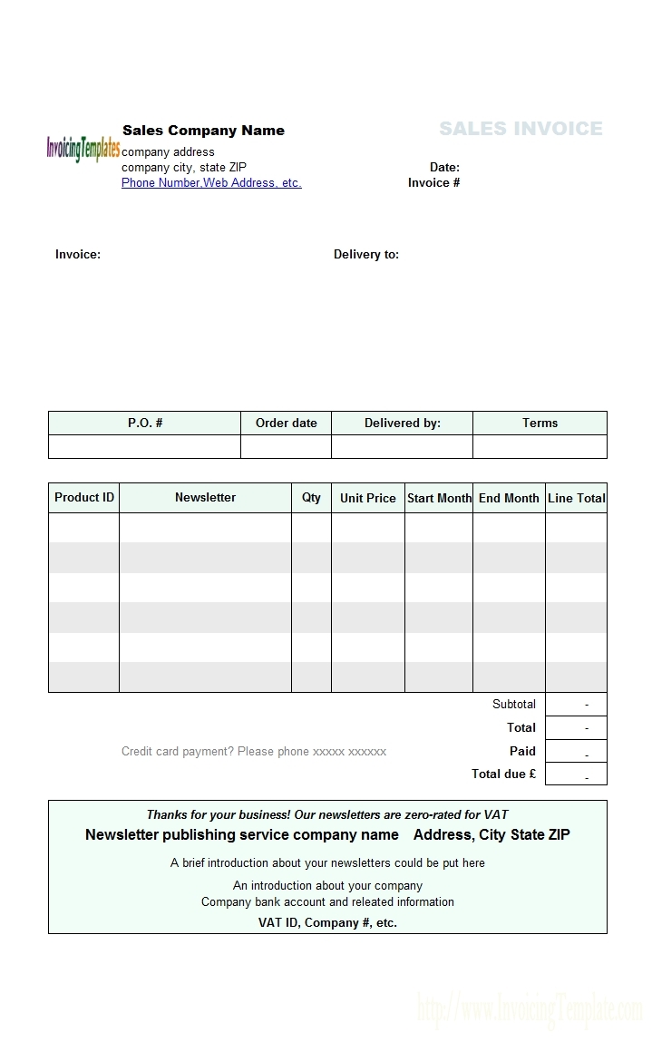 invoice template professional services open office