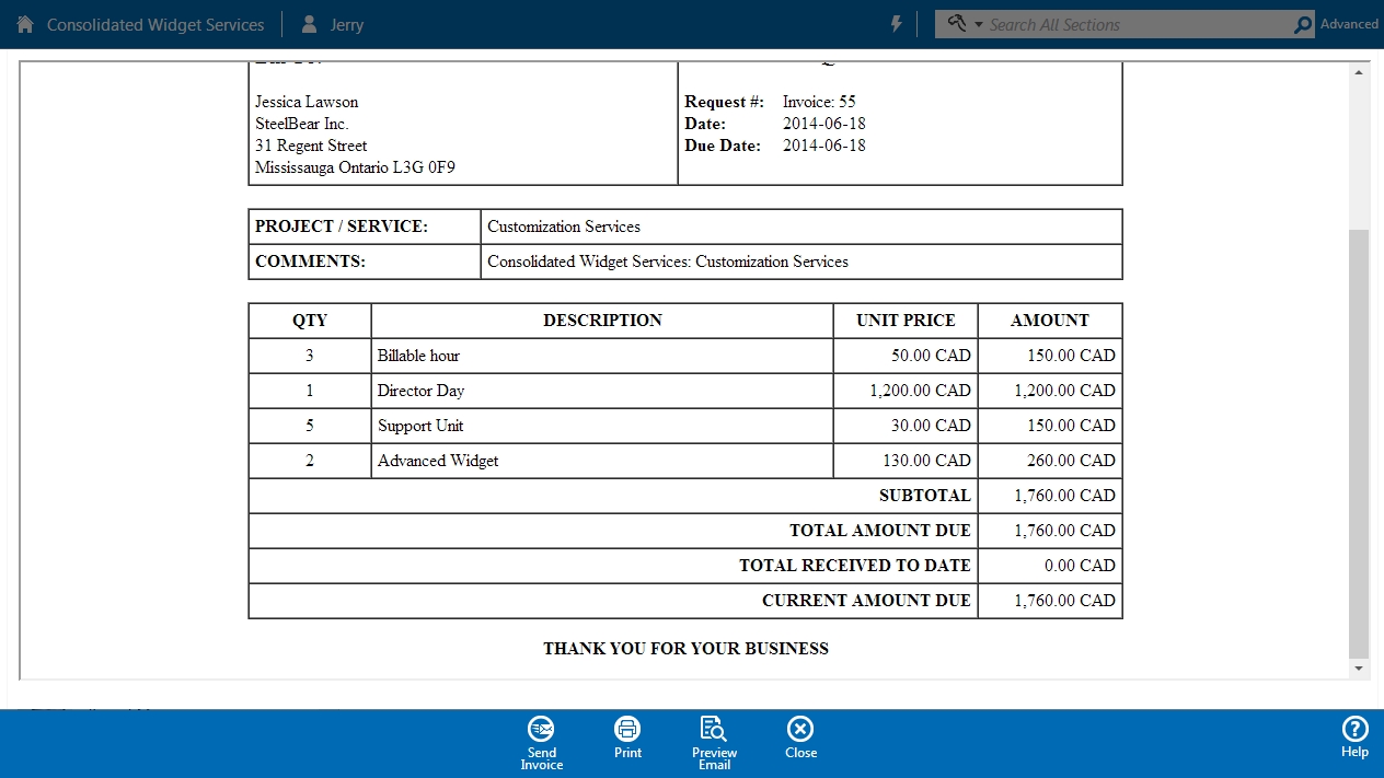 pay invoices online small business invoicing and payment processing bluecamroo crm 1264 X 711