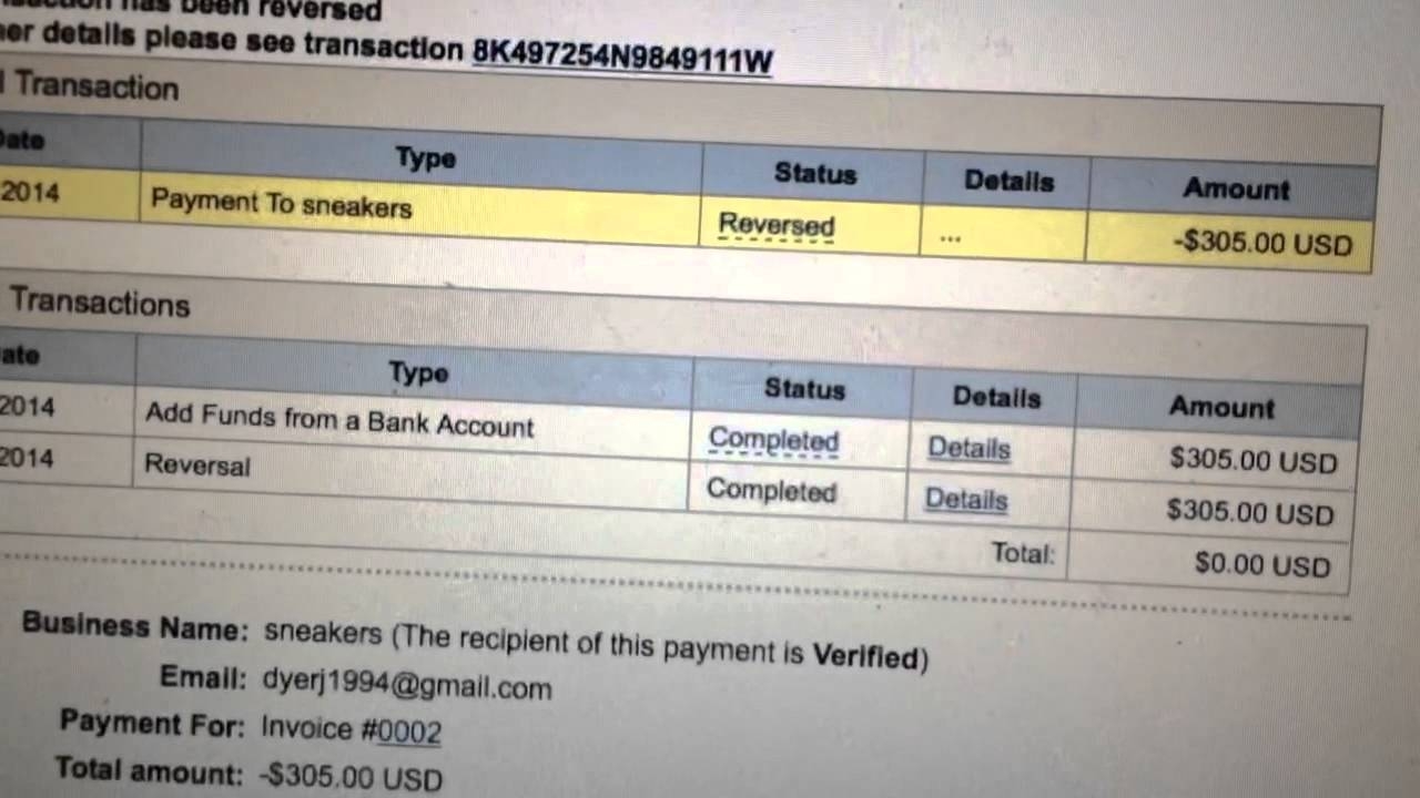paypal invoice scam potential steal or scam through paypal invoice part 2 update 1280 X 720
