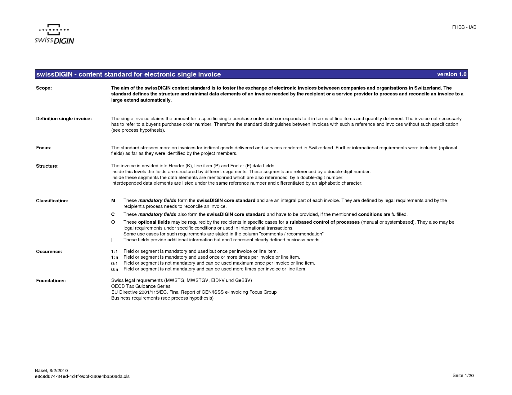 government invoice definition