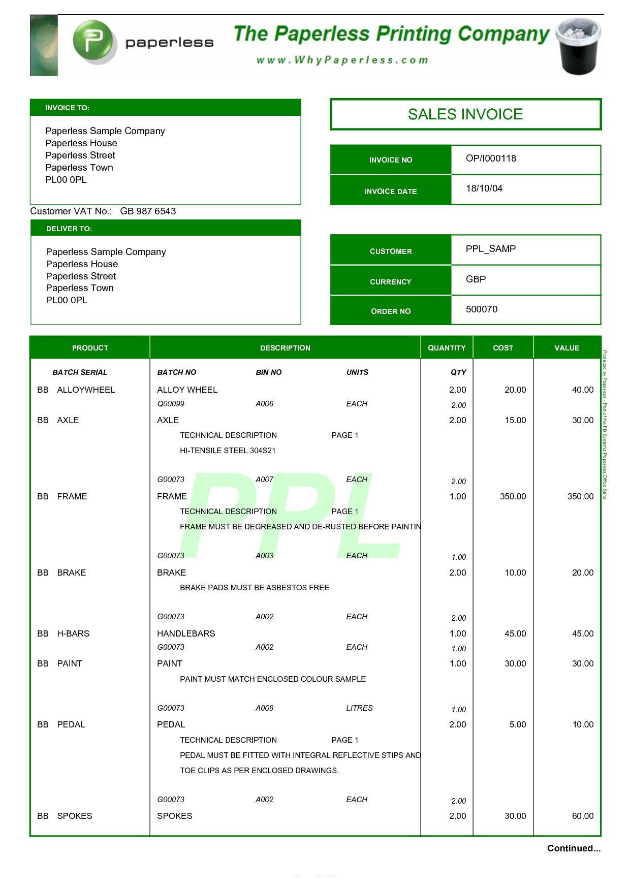 sales invoice example dhuidddynu sample of sales invoice