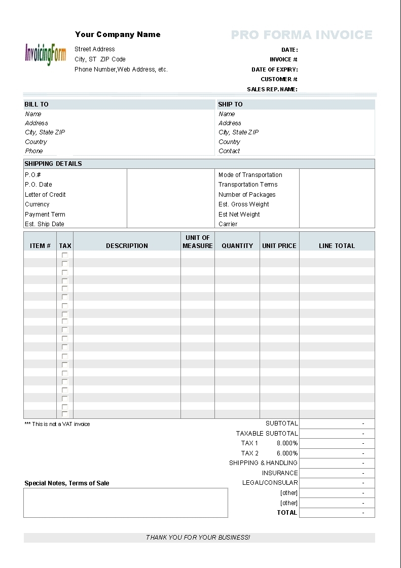 definition of an invoice definition of proforma invoice invoice template free 2016 791 X 1120