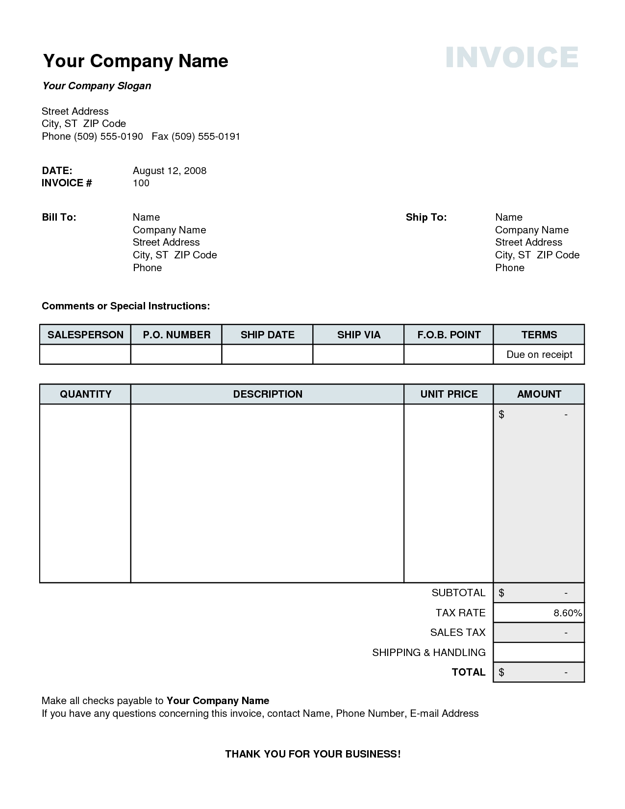 sales invoice template invoice templat sales invoice sample free excel tax invoice template