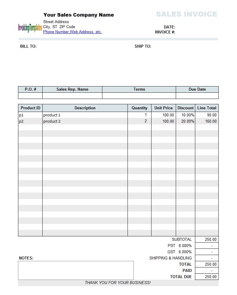 xero accounting invoice templates sales invoice template with on invoice discount