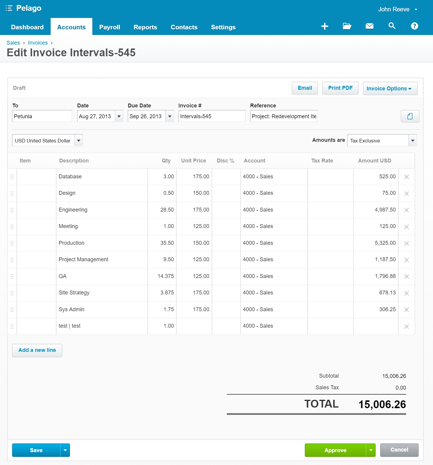 how do i add my bank details to xero invoice