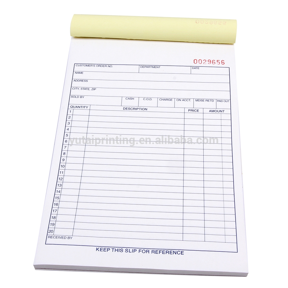 duplicate invoice books carbonless invoice book printing factory duplicate invoice book