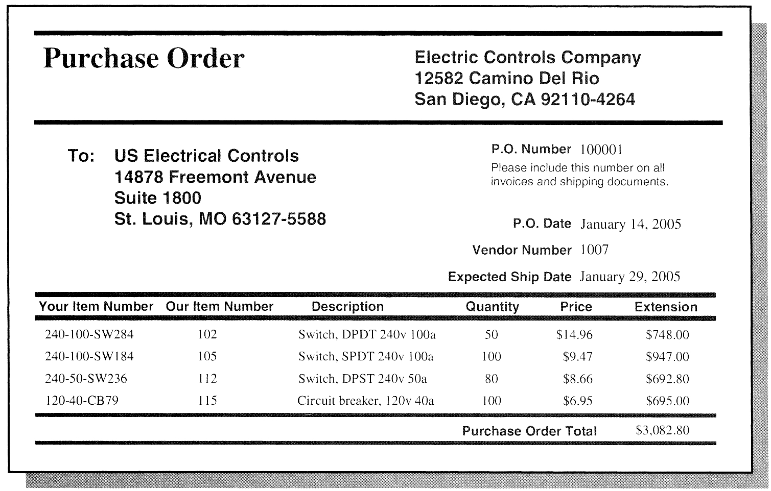 Invoice Purchase Order Invoice Template Ideas