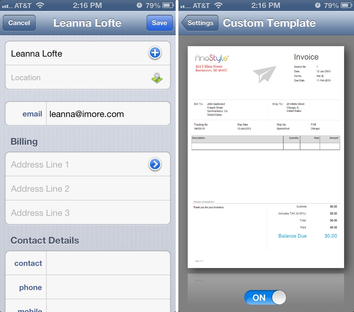 best iphone invoicing app for freelancers imore invoices 2 go