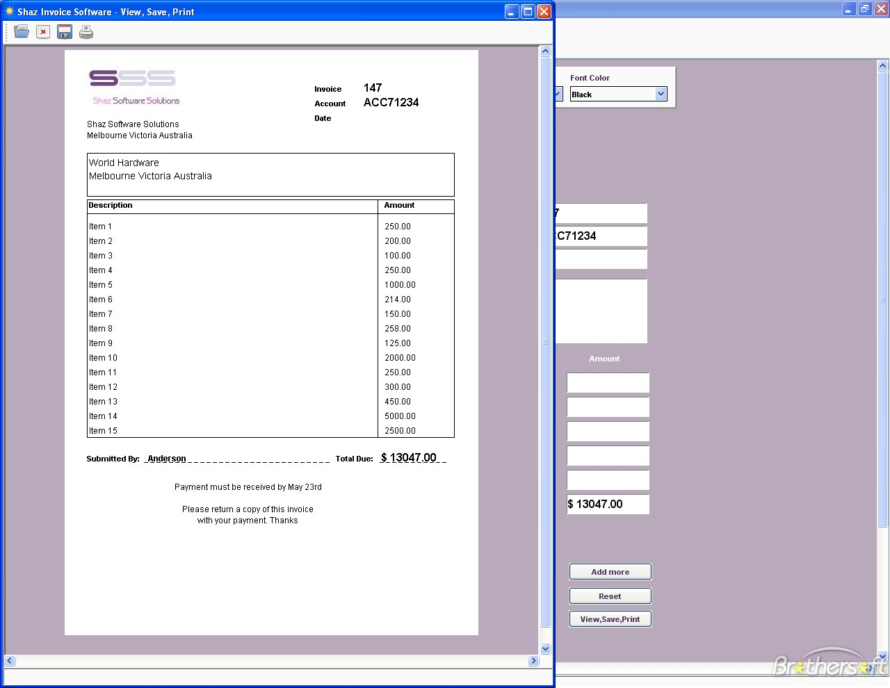 create invoice software download free shaz invoice software shaz invoice software 100 1280 X 990