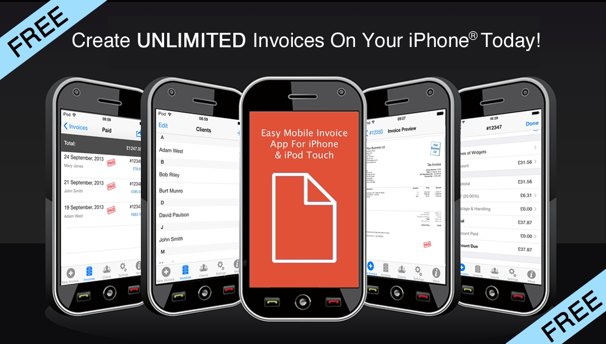 invoice apps for iphone easy mobile invoice app for iphone easy mobile apps 1200 X 681