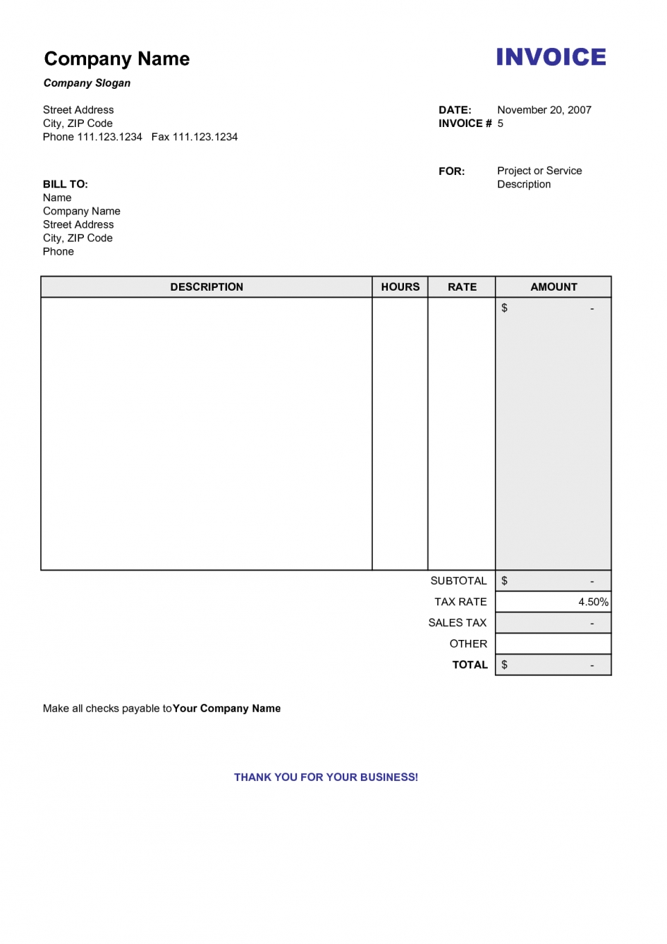 invoice free blank invoice template pdf blank invoice form excel blank invoice free
