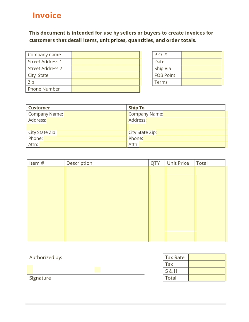 invoice free template invoice sample free printable invoice free invoice template 1240 X 1754