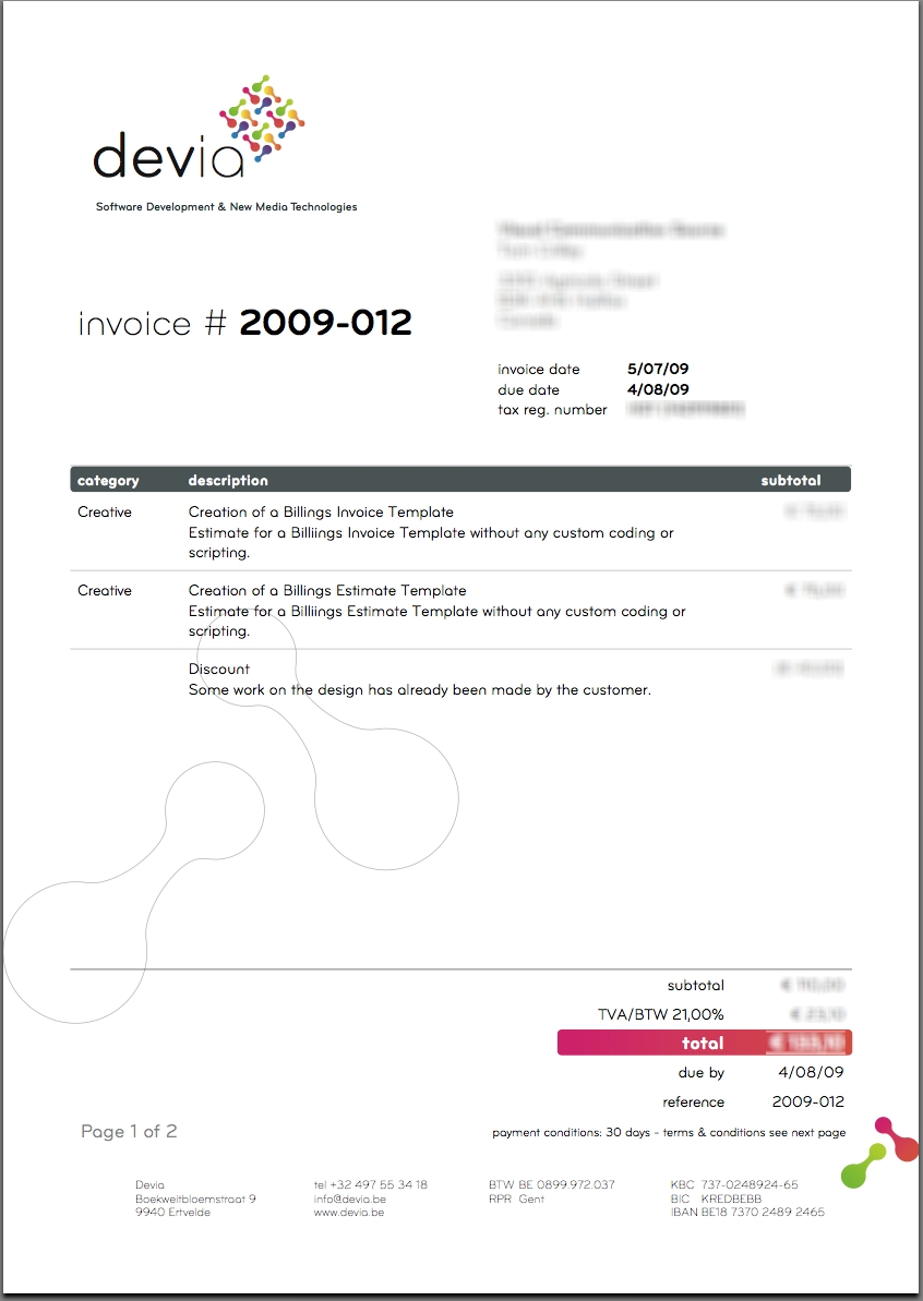 Graphic Design Freelance Invoice * Invoice Template Ideas