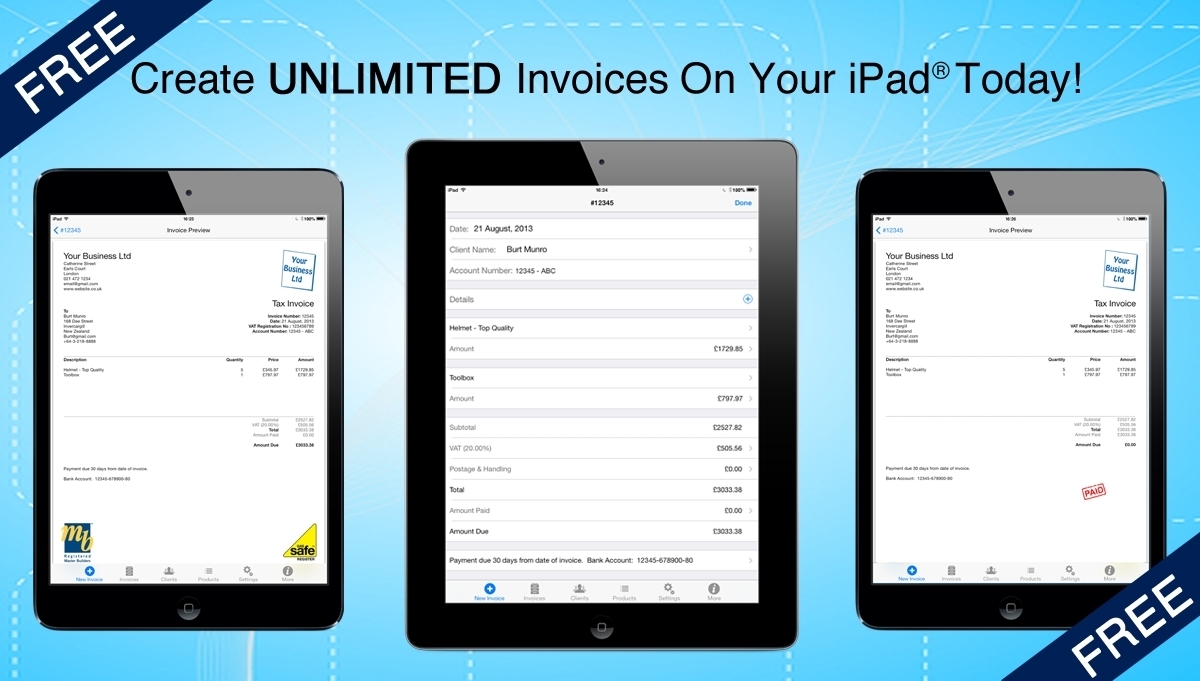 ipad invoice app invoice template free 2016 invoice template for ipad