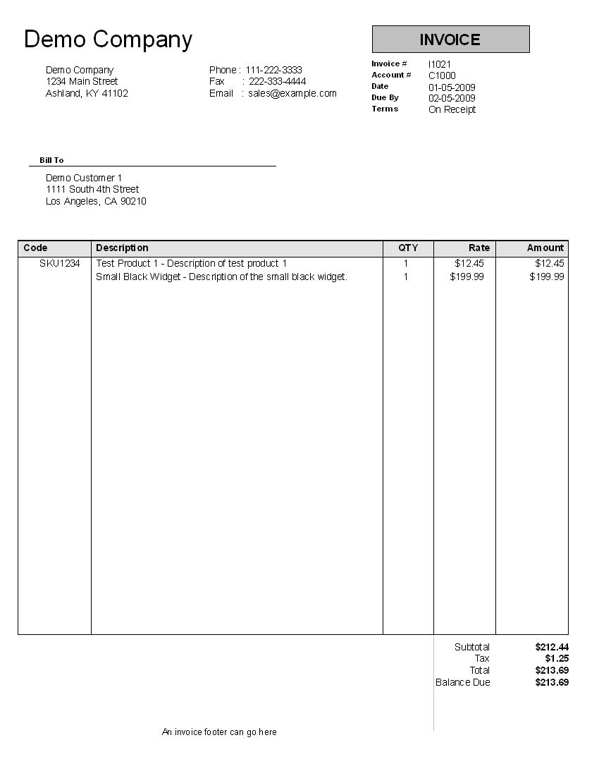 kbilling help service tax invoice