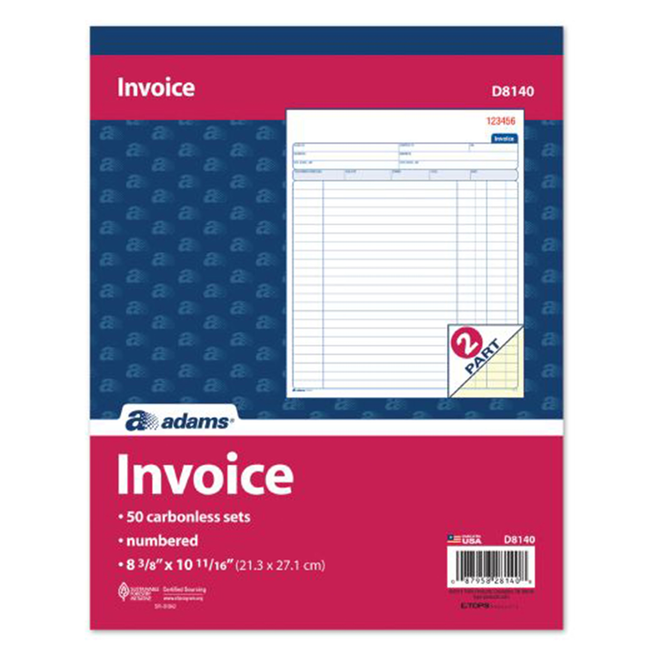 2 part invoices 2 part carbonless invoice book wayfair supply 2183 X 2183