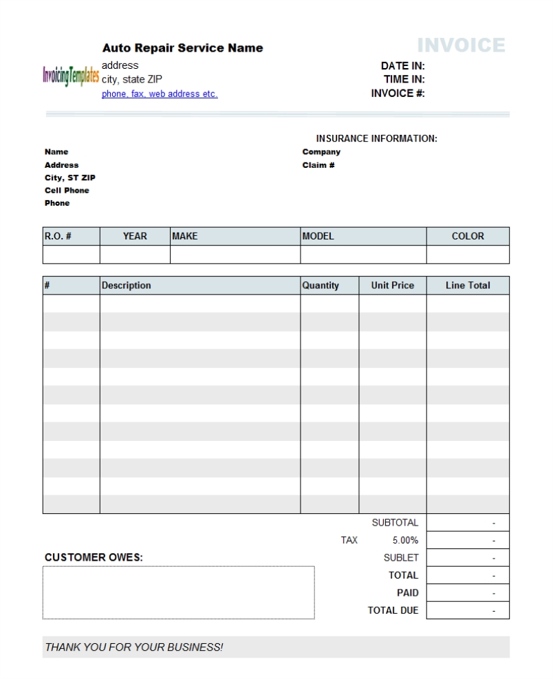 create a quick invoice