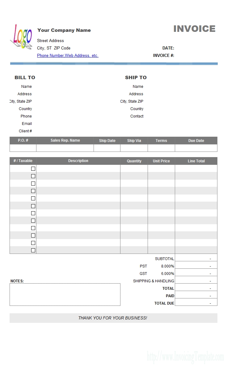 Invoice Date Meaning Invoice Template Ideas