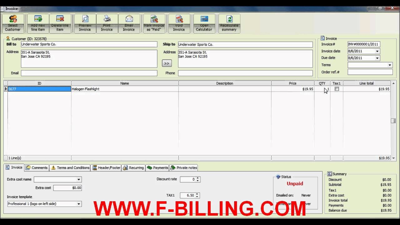 f billing revolution billing software invoice maker program for invoice creation software