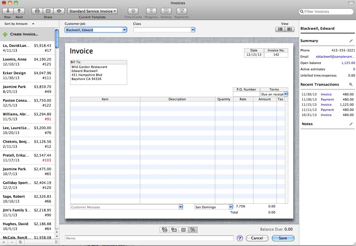 invoice for mac quickbooks for mac 2012 new features and enhancements 1249 X 861