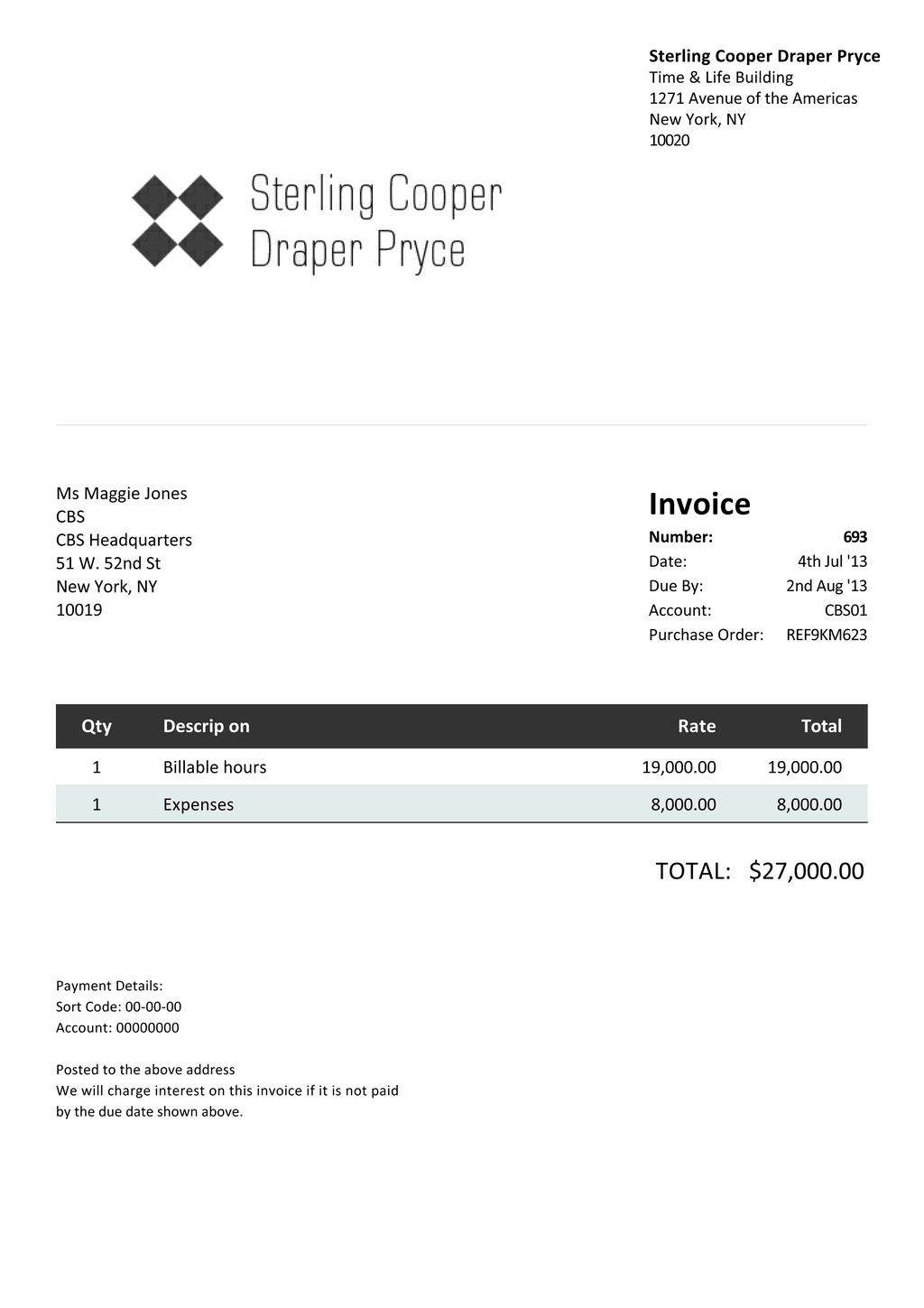 producing amp customising invoices using kashflow39s templates invoice in accounting