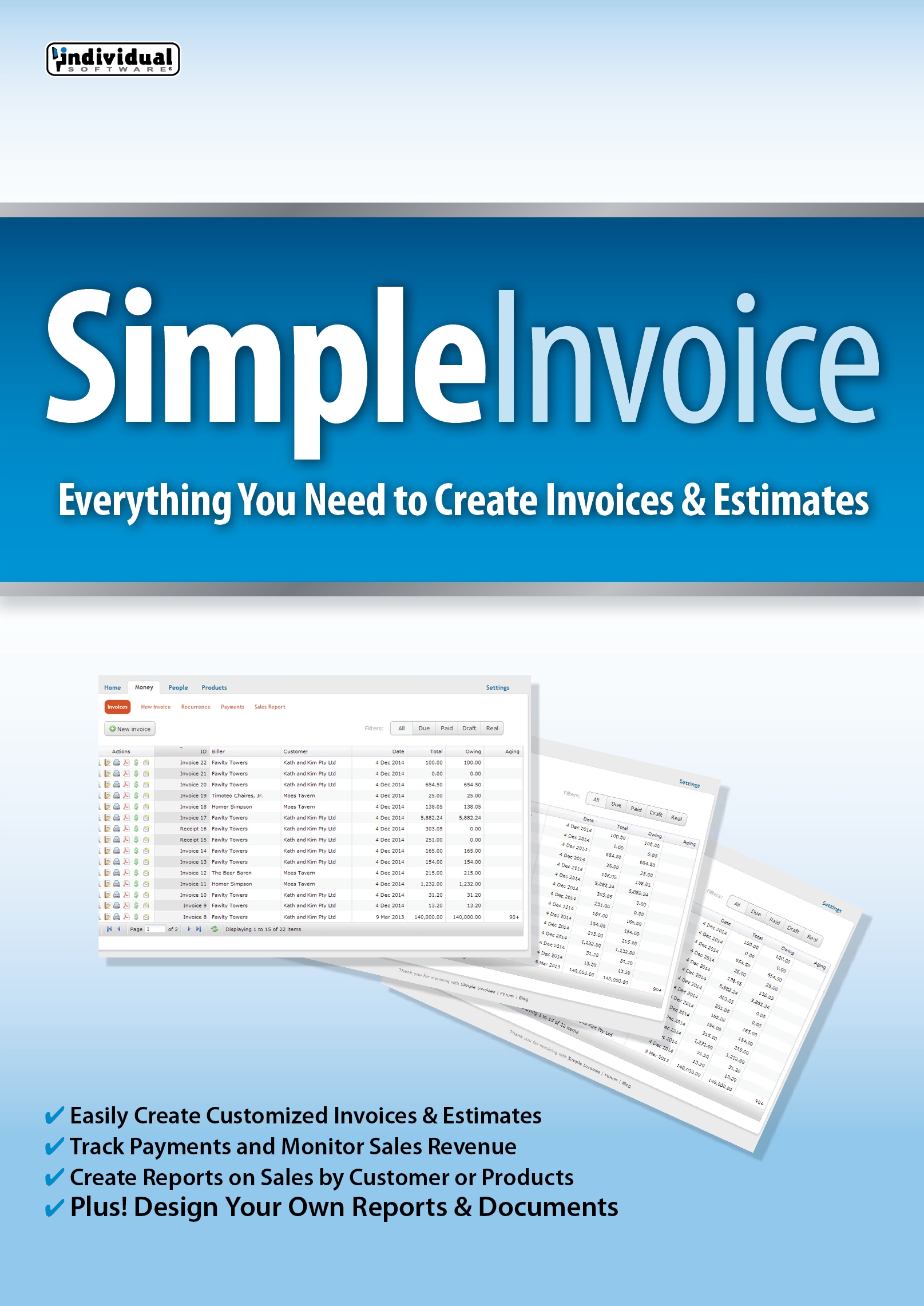 simpleinvoice individual software invoices and estimates software