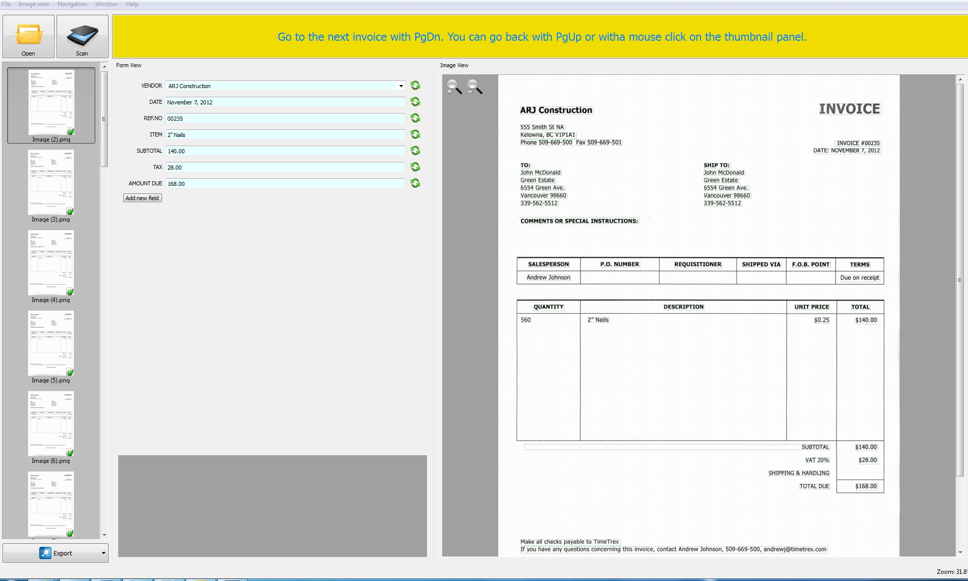 smartsoft invoice scanning freeware version 2410 smartsoft invoice scanning software free