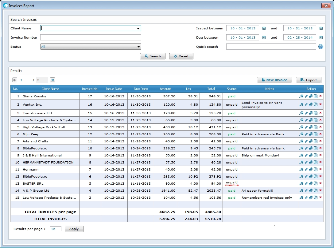 download express invoice invoicing software
